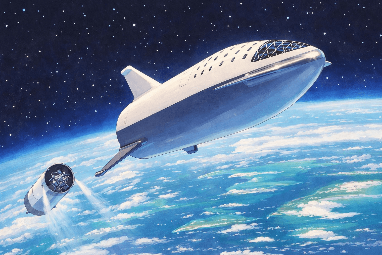 The SpaceX Carbon-Fibre BFR Concept: 2018